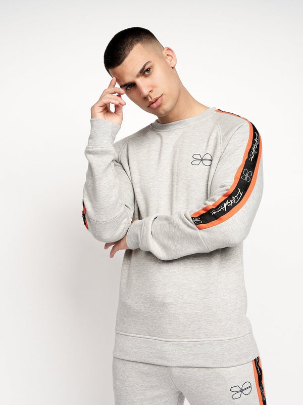 Crosshatch Grassmeere Crew Sweat Grey Marl