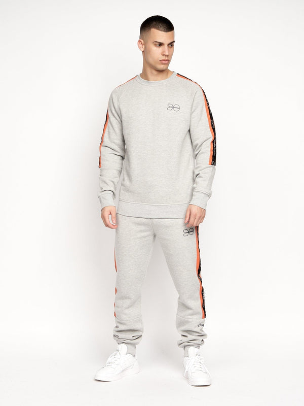 Crosshatch Grassmeere Crew Sweat Grey Marl