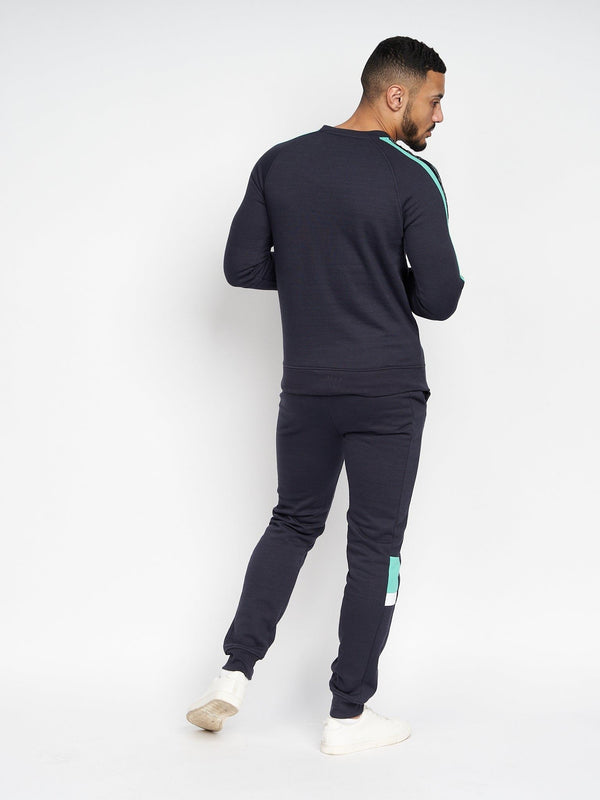 Crosshatch Grassmeere Crew Sweat Navy