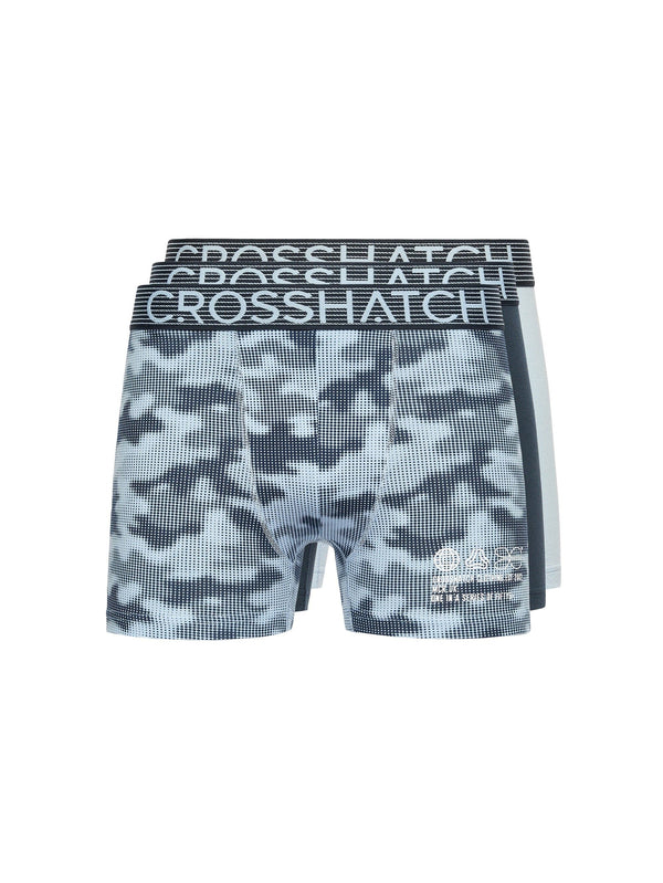 crosshatch Guillemot Boxers 3pk Navy