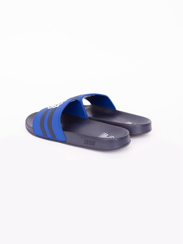 Crosshatch Hamlax Sliders Blue
