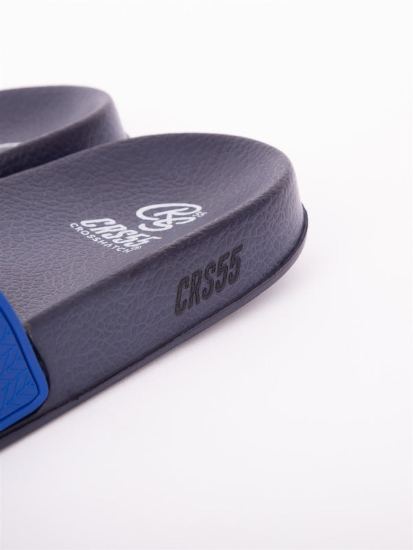 Crosshatch Hamlax Sliders Blue