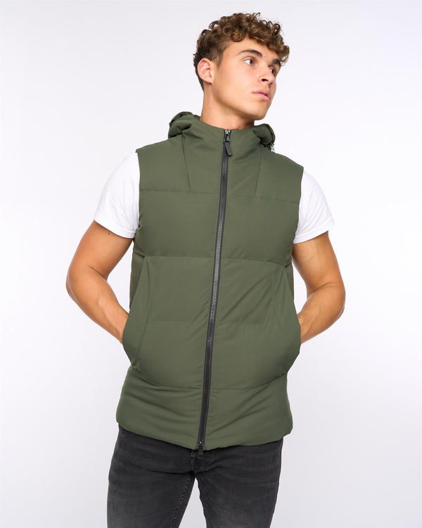 crosshatch Hanjo Gilet Olive
