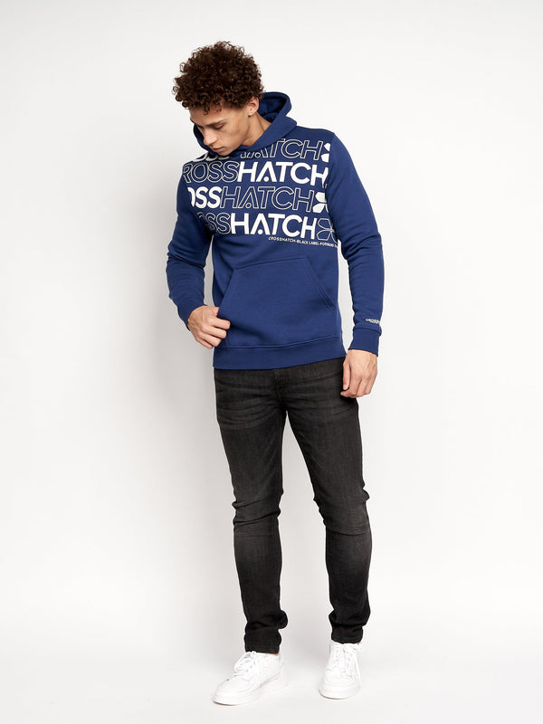 Crosshatch Hensal Hoodie 2pk Navy/White