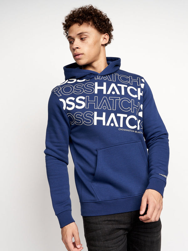 Crosshatch Hensal Hoodie 2pk Navy/White