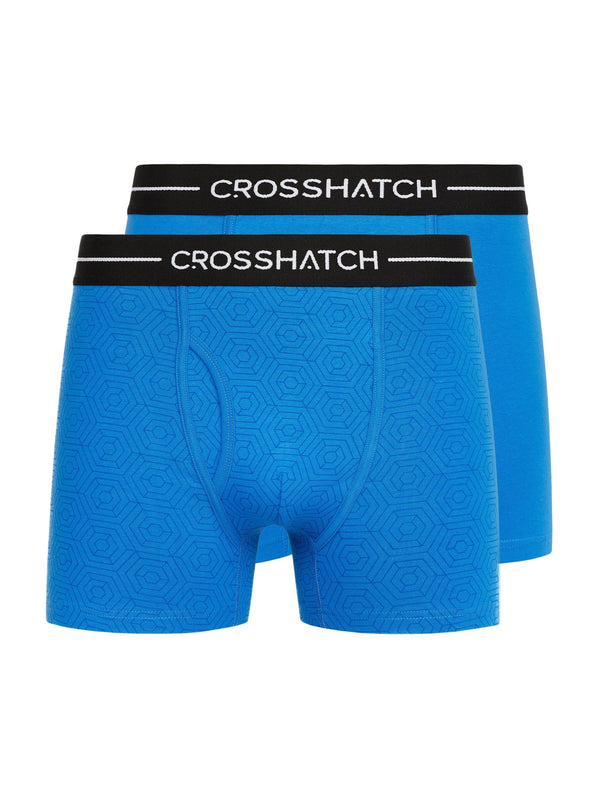 crosshatch Hexter Boxers 2pk Blue