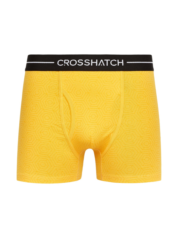 Crosshatch Hexter Boxers 2pk Yellow