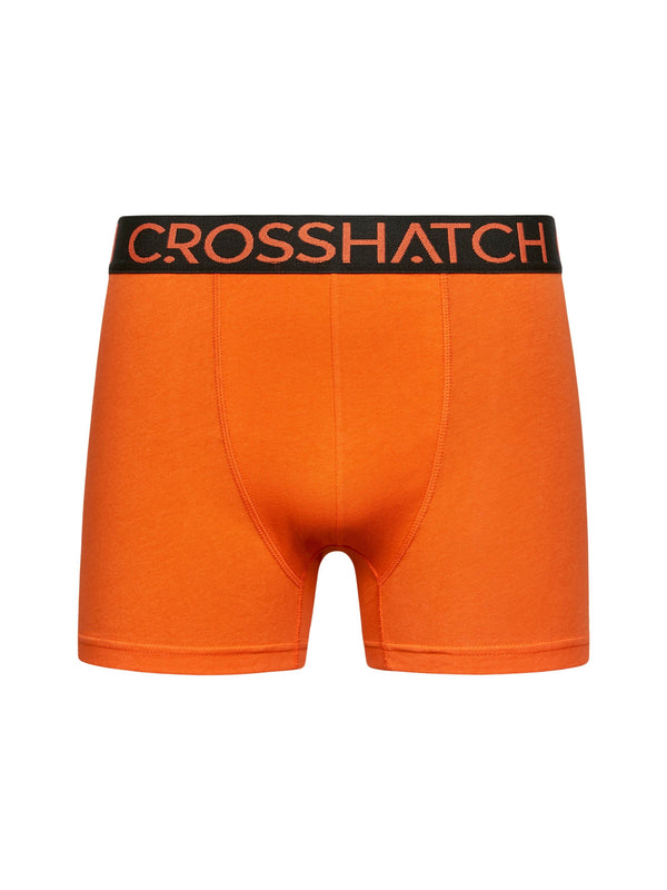 Crosshatch Highlighter Boxers 3pk Blue/Orange