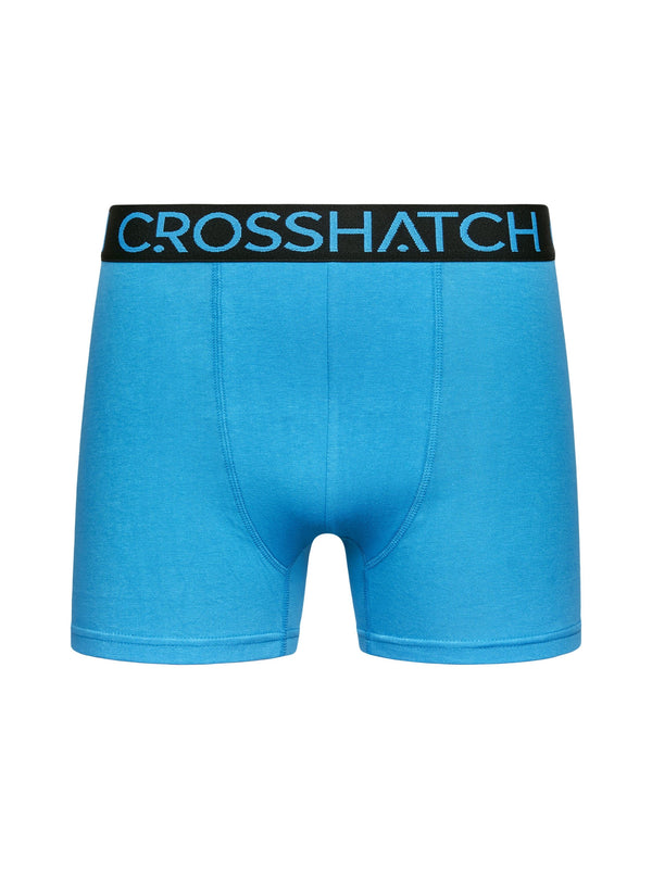 Crosshatch Highlighter Boxers 3pk Blue/Orange