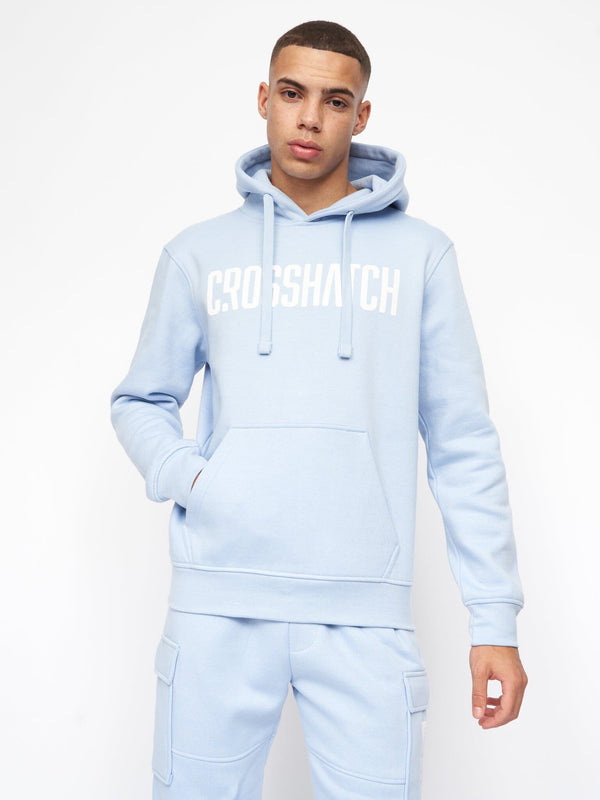Crosshatch Holdouts Hoodie Light Blue