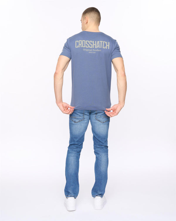 Crosshatch Hoogan T-Shirt Blue