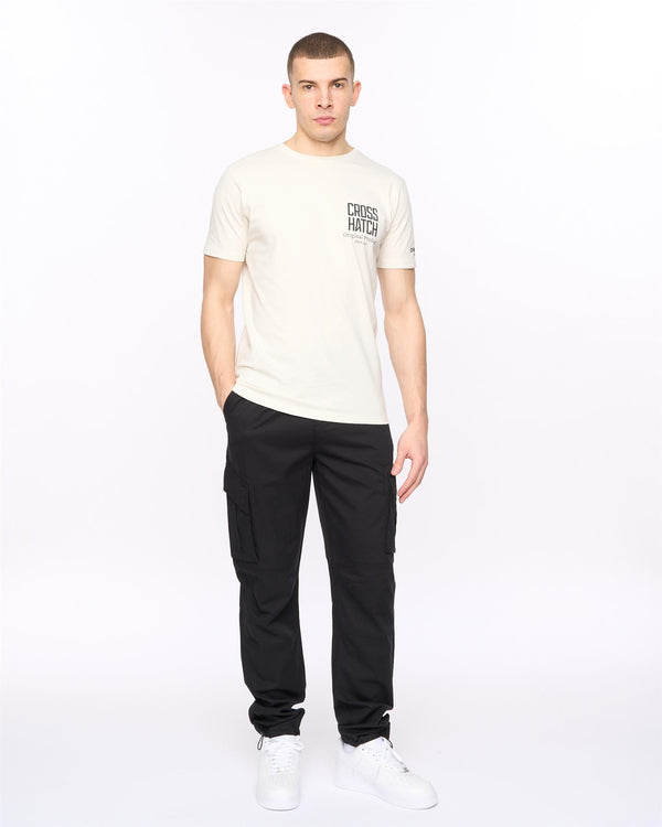 Crosshatch Hoogan T-Shirt Off White