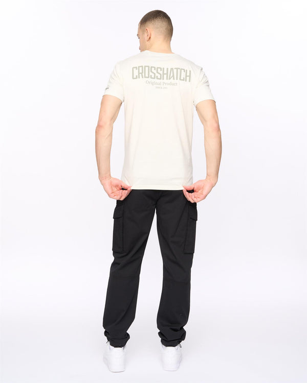 Crosshatch Hoogan T-Shirt Off White