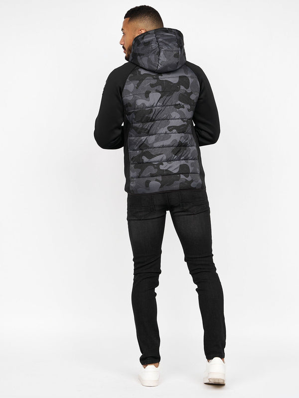 Crosshatch Jamilar Jacket Dark Camo
