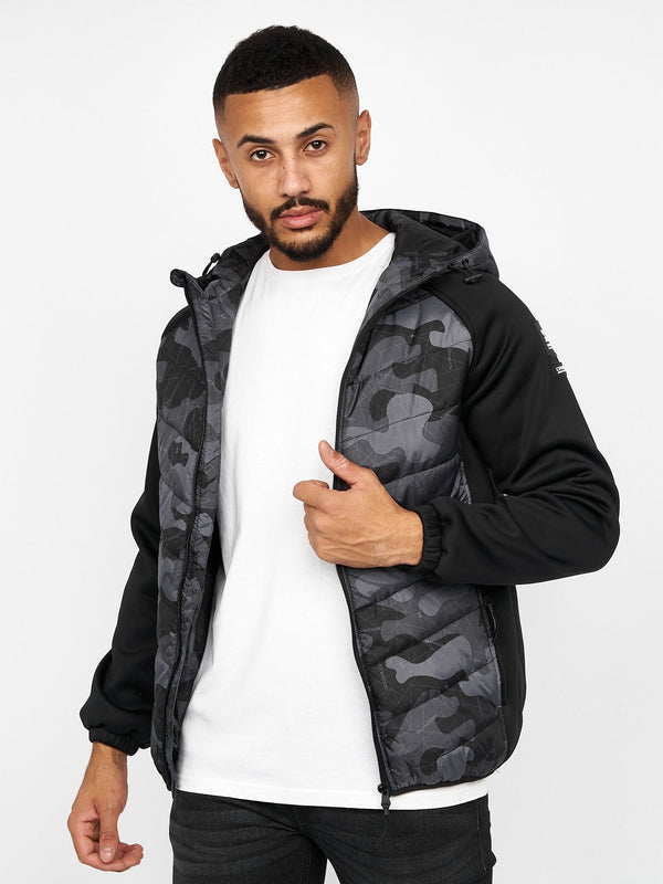 crosshatch Jamilar Jacket Dark Camo