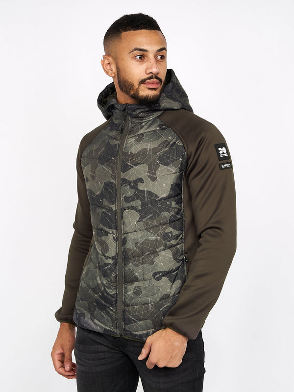 Crosshatch Jamilar Jacket Forest Camo