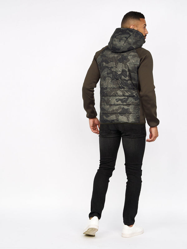 Crosshatch Jamilar Jacket Forest Camo