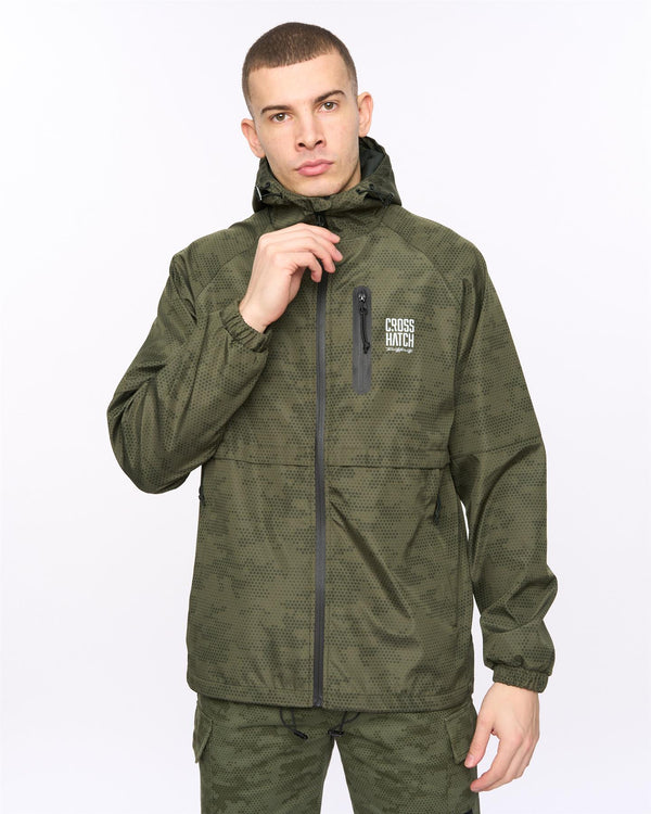 Crosshatch Janscore Jacket Deep Olive