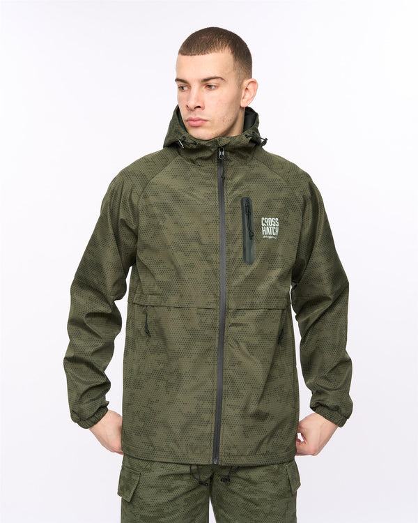 crosshatch Janscore Jacket Deep Olive