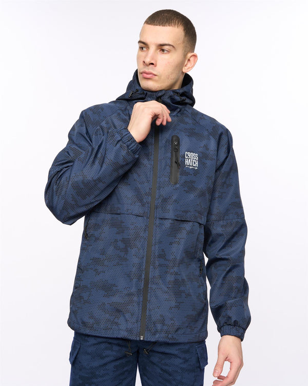 Crosshatch Janscore Jacket Navy