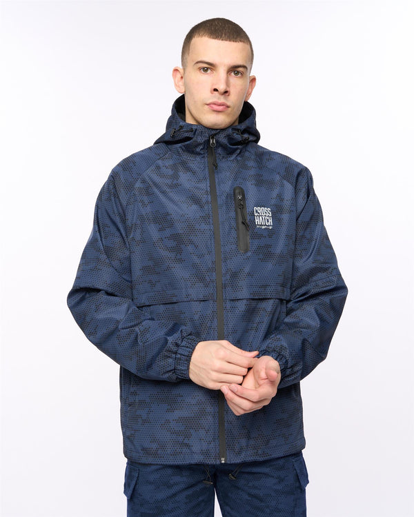 crosshatch Janscore Jacket Navy