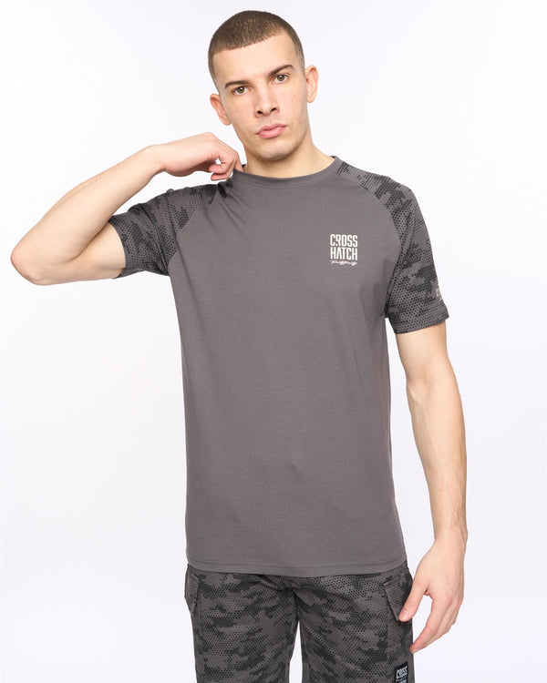 Crosshatch Janscore T-Shirt Dark Grey