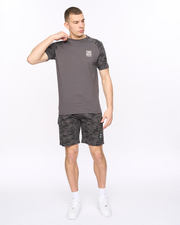 Crosshatch Janscore T-Shirt Dark Grey