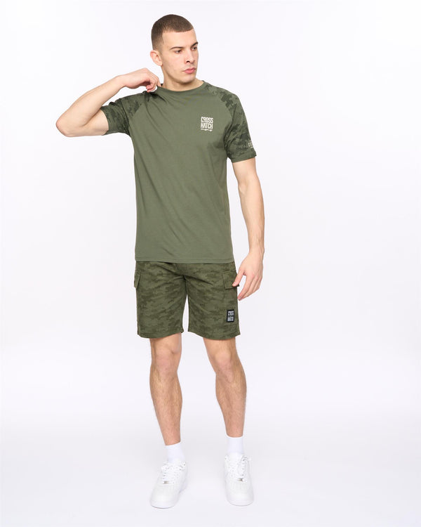 Crosshatch Janscore T-Shirt Deep Olive
