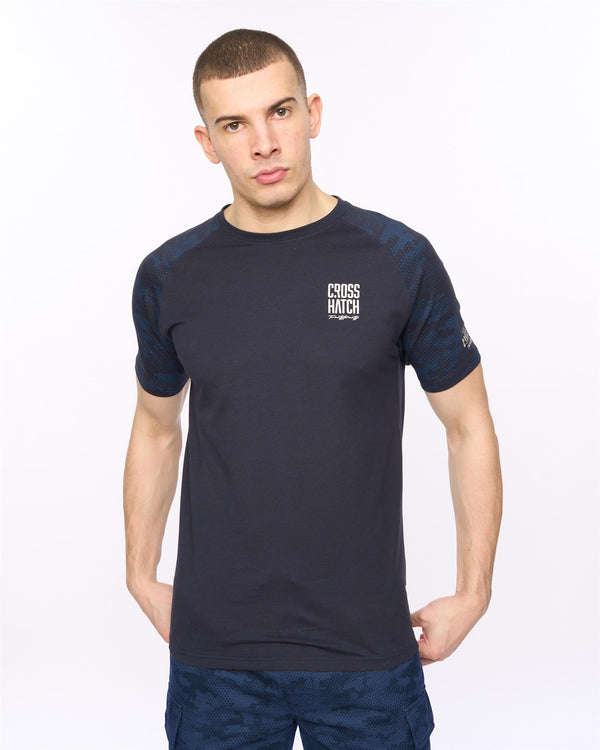 Crosshatch Janscore T-Shirt Navy