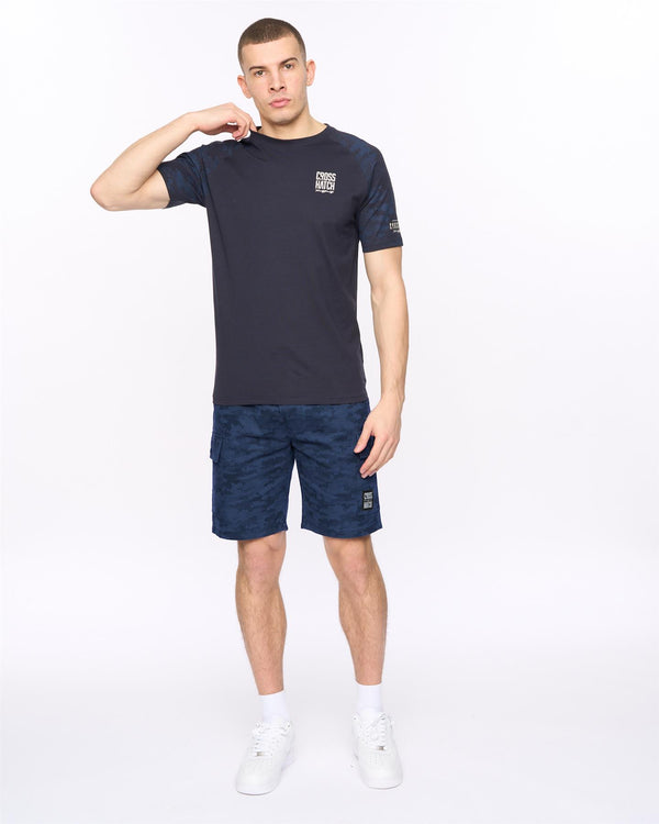 Crosshatch Janscore T-Shirt Navy