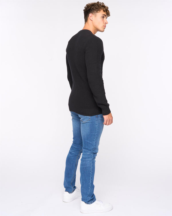 Crosshatch Kabstars Cable Knit Black
