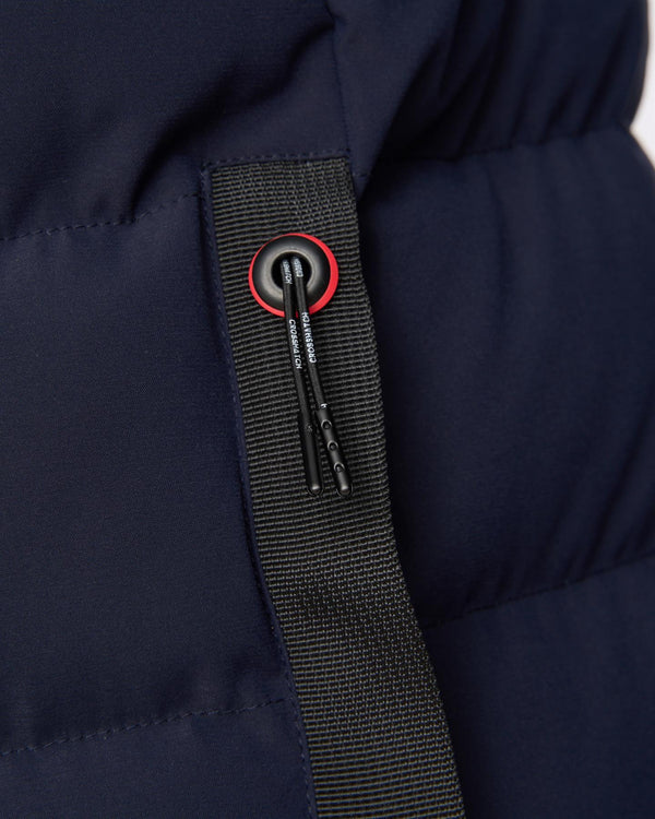 Crosshatch Kampleys Embossed Jacket Navy