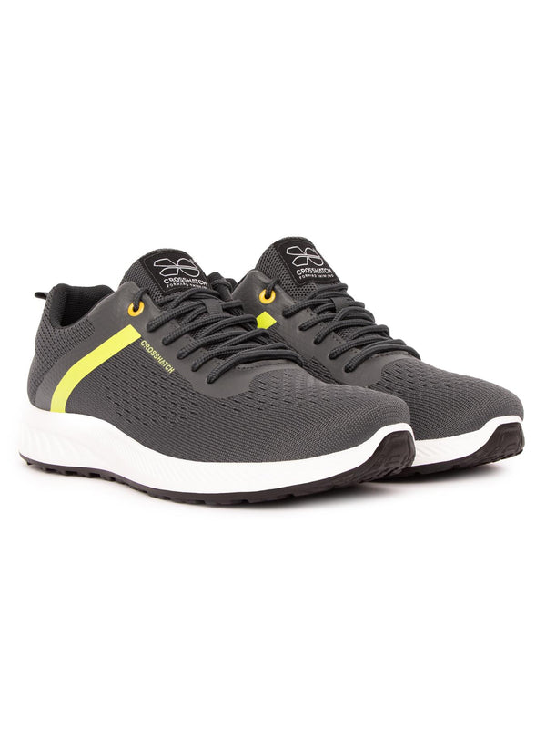 crosshatch Kamran Trainers Grey
