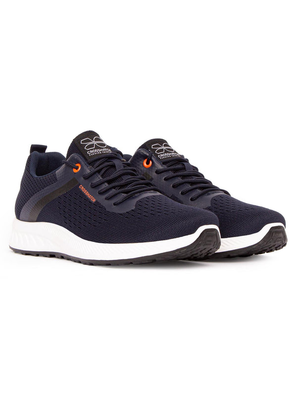 crosshatch Kamran Trainers Navy
