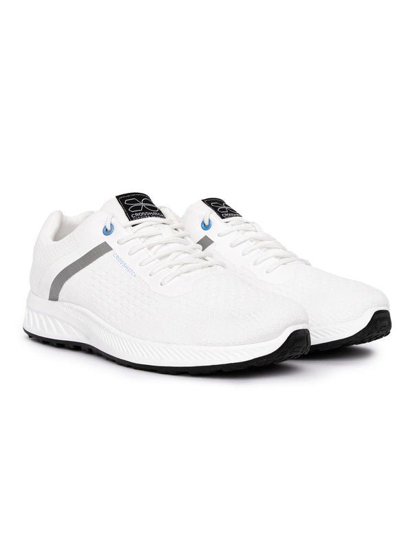 crosshatch Kamran Trainers White
