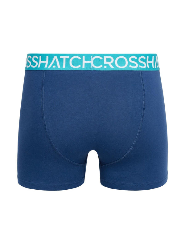 Crosshatch Kamzon Boxers 2pk Teal