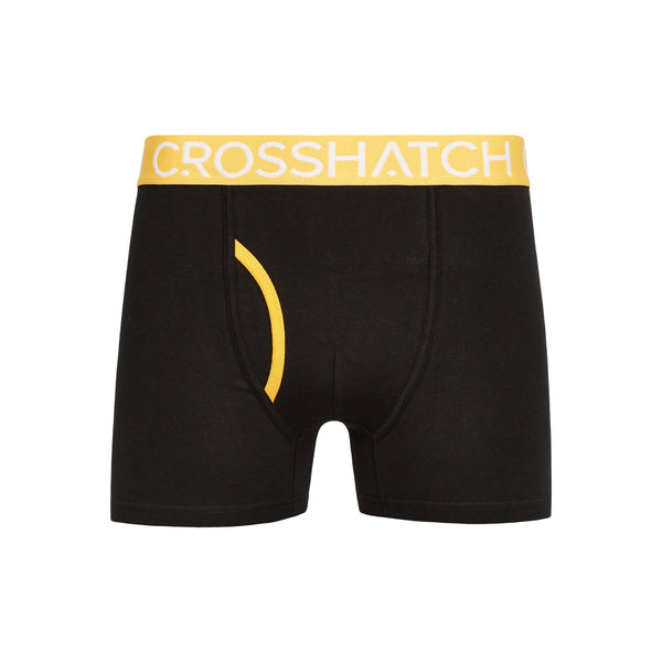 Crosshatch Kamzon Boxers 2pk Yellow