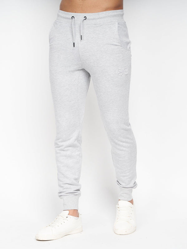 crosshatch Karmon Joggers Grey Marl