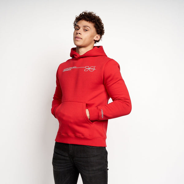 Crosshatch Karver Hoodie 2pk Red/Black