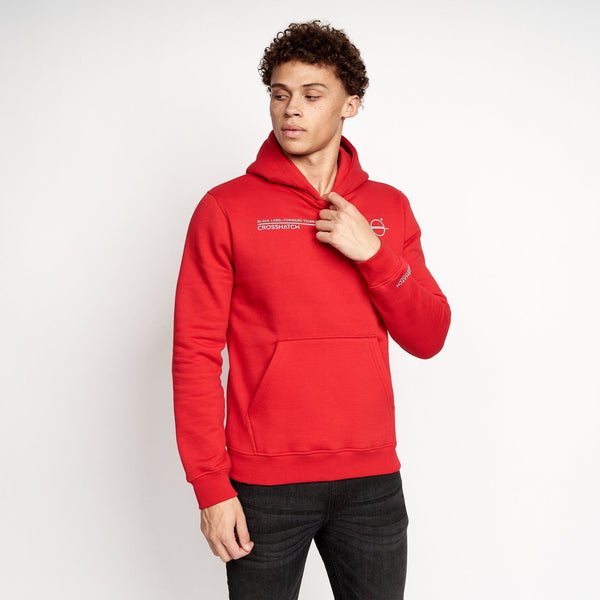 Crosshatch Karver Hoodie 2pk Red/Black