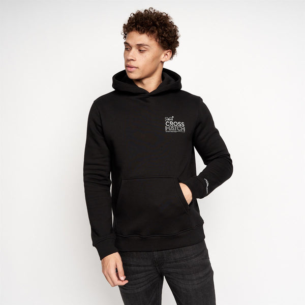 crosshatch Karver Hoodie Black