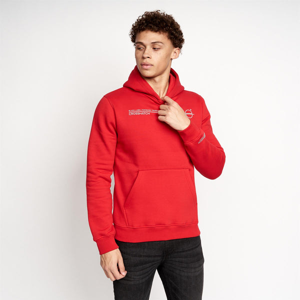 crosshatch Karver Hoodie Red