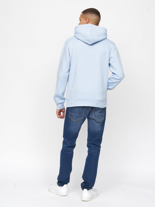 Crosshatch Kendrick Hoodie Light Blue