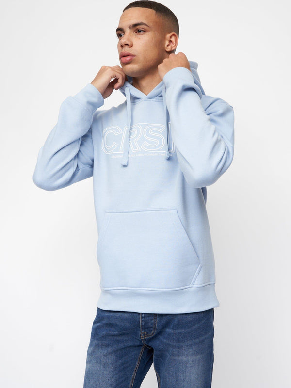 crosshatch Kendrick Hoodie Light Blue
