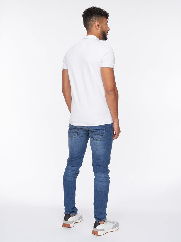 Crosshatch Kendrick Polo White