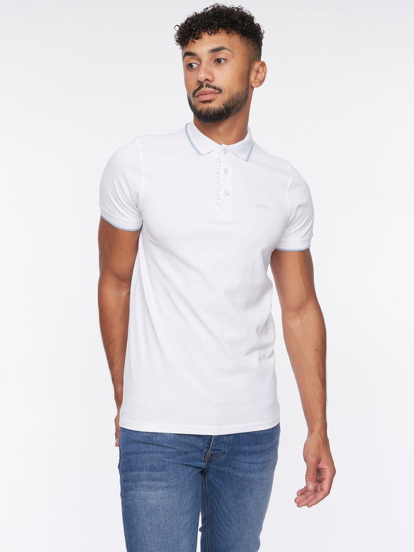 crosshatch Kendrick Polo White