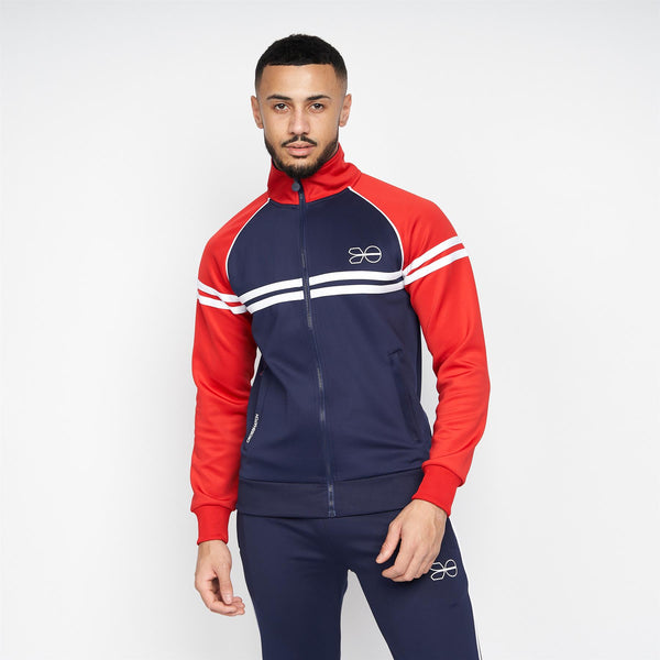 Crosshatch Klaman Tracksuit Red