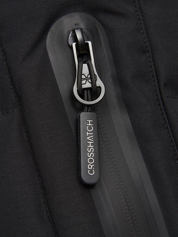 Crosshatch Kremlins Embossed Gilet Black