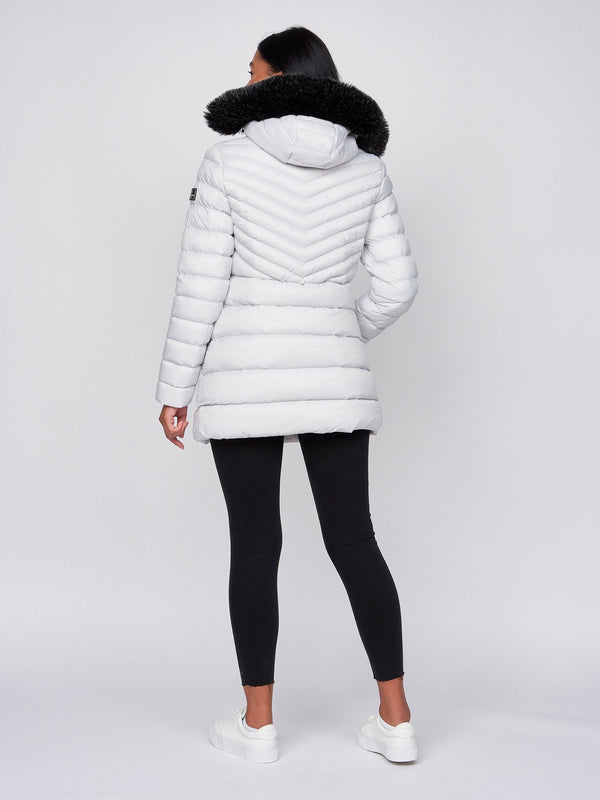 Crosshatch Ladies Denmoore Jacket Off White