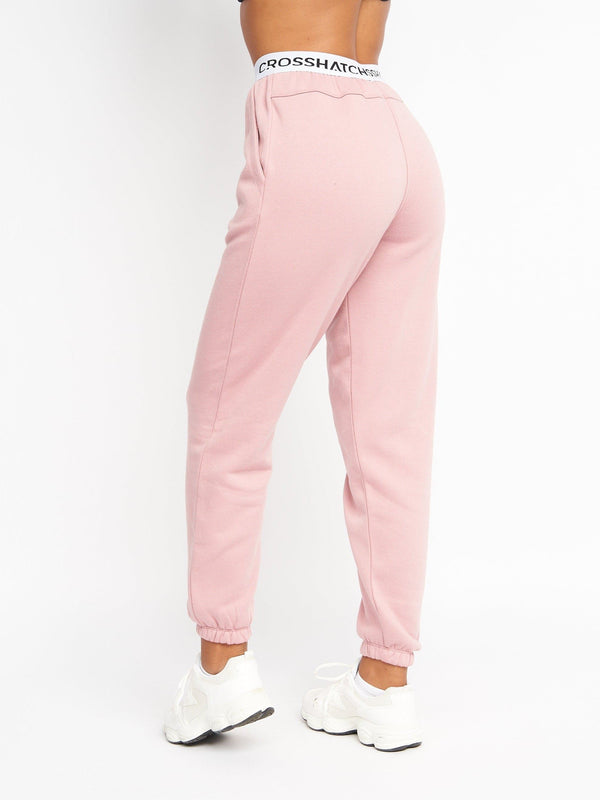 Crosshatch Ladies Jacklight Joggers Dusty Pink